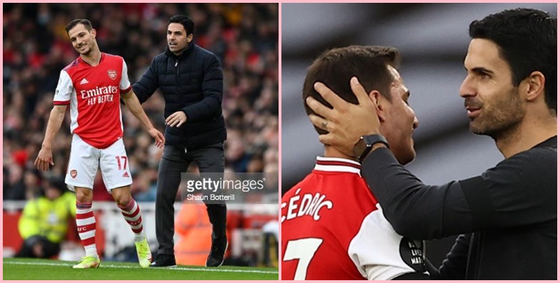 Arteta đánh giá cao sự cống hiến của Cedric Arteta đánh giá cao sự cống hiến của Cedric